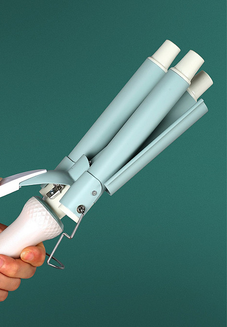 Плойка для волосся потрійна з регулятором температури керамическая VGR HP-V-595 Київ - фото 9