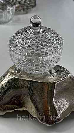 Цукорниця ємність для зберігання скляна "Фаберже" 200 мл Київ