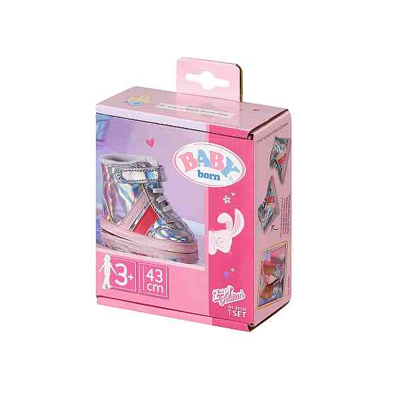 Взуття для ляльки Baby Born - Cріблясті кросівки Дніпро