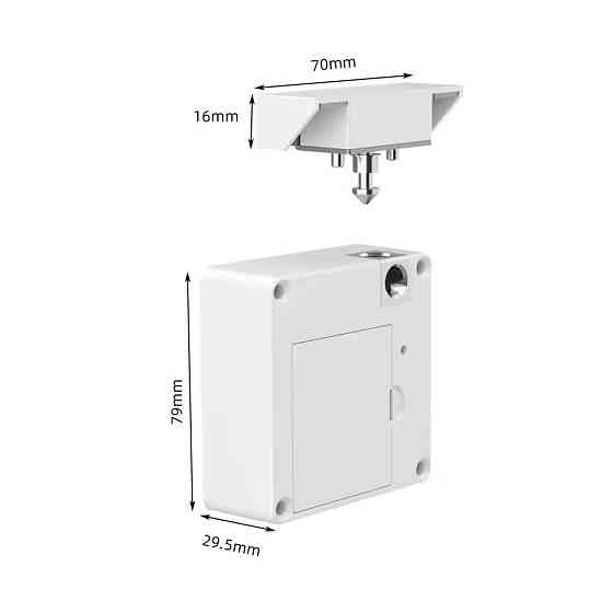 Меблевий RFID замок SEVEN LOCK SL-7733B Bluetooth white Київ
