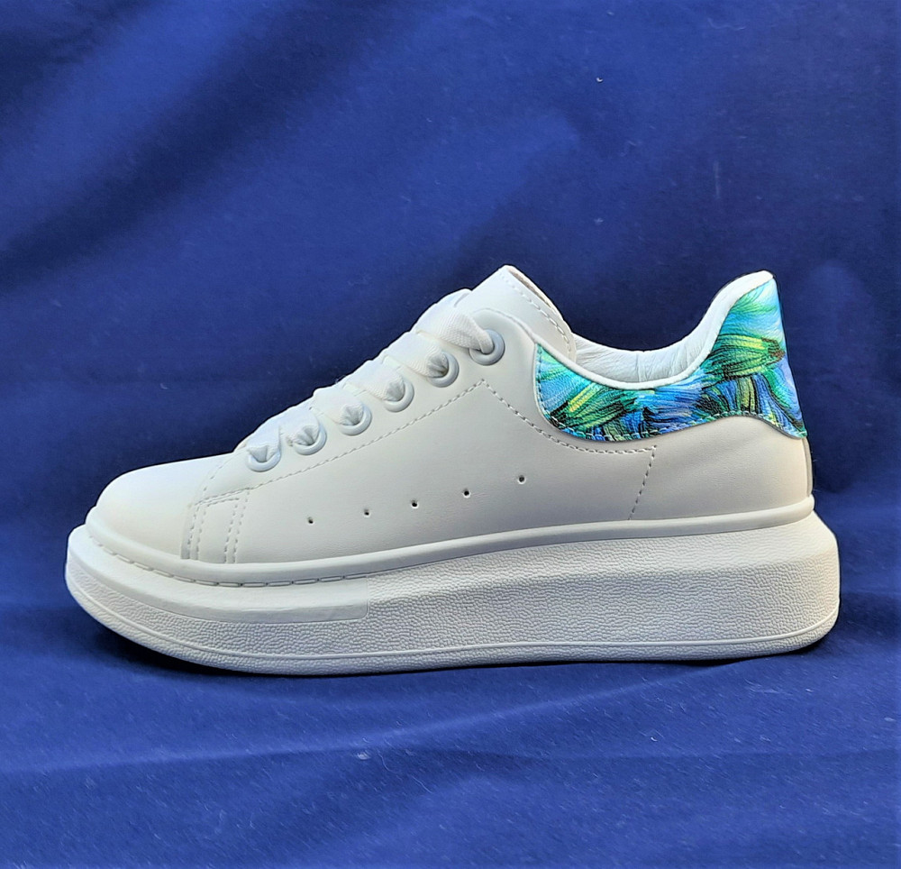 . Жіночі Кросівки Білі A!exander Mc@ueen Сліпони Маквін Мокасини (розміри: 38,39) — 11-4 Дніпро - фото 7