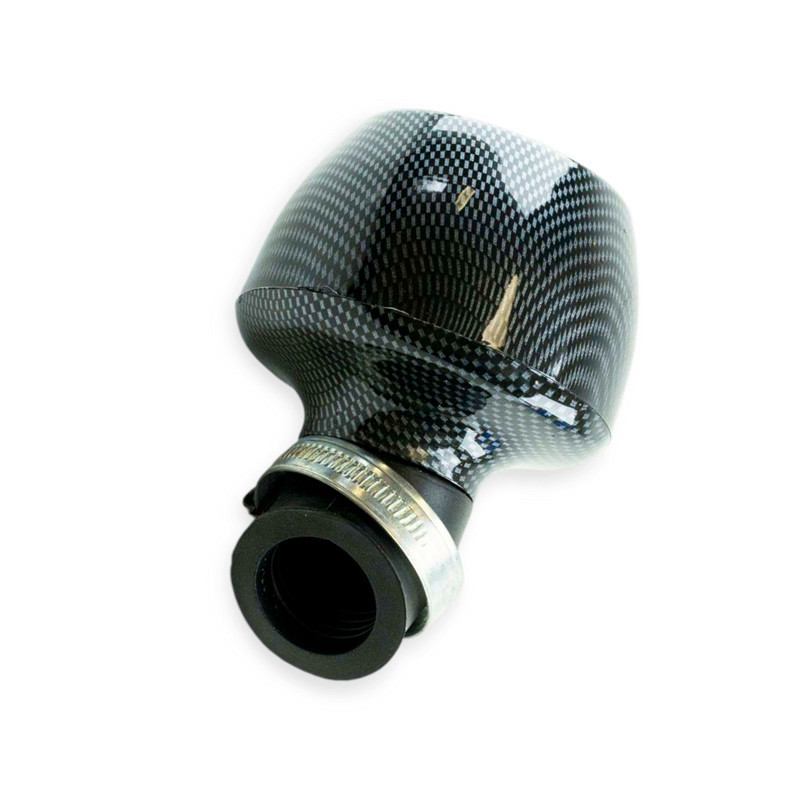 Фільтр нульовик 28мм турбіна карбон (45 град) пластик повітря Мукачево - фото 1