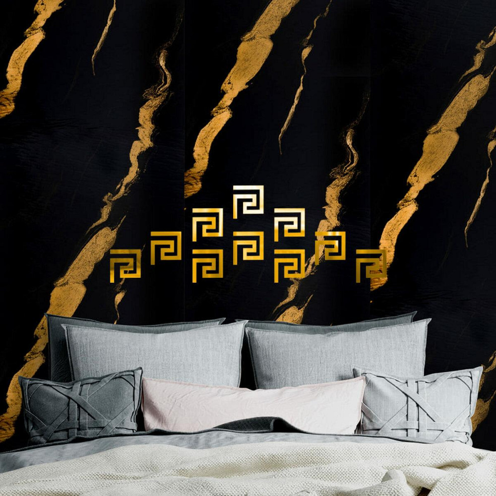 Зеркальный золотой декор, самоклеящийся, 10 штук Киев - изображение 5