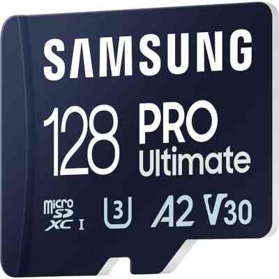 Карта пам&apos;яті Samsung 128GB microSDXC class 10 UHS-I U3 V30 A2 Pro Ultimate (MB-MY128SA/WW) Вінниця