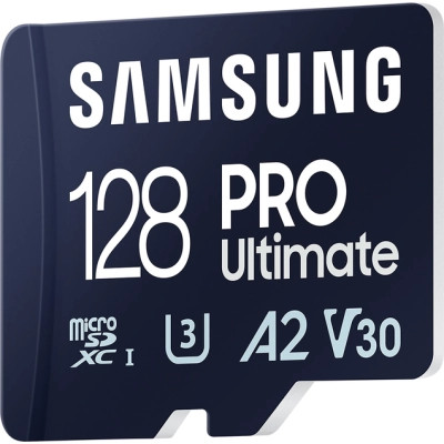 Карта памяти Samsung 128GB microSDXC class 10 UHS-I U3 V30 A2 Pro Ultimate (MB-MY128SA/WW) Винница - изображение 2