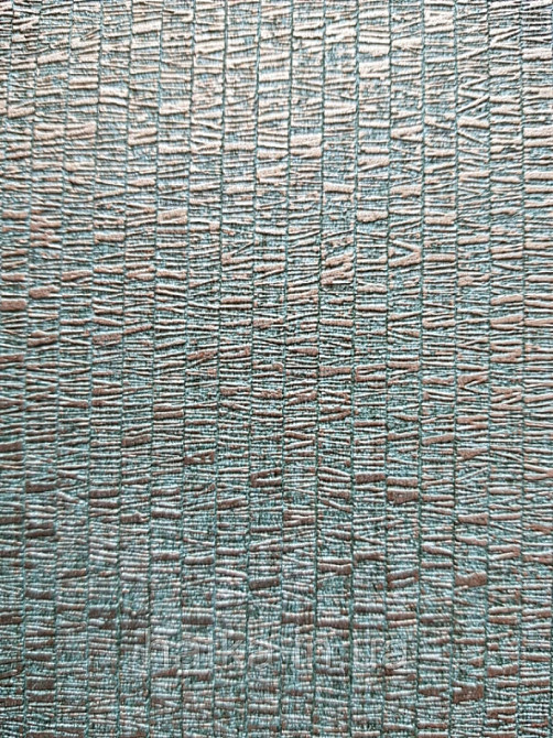 Шпалери метрові вінілові на флізелін AdaWall Beta метрові однотонні під тканину під льон білий з сірим Київ - фото 2