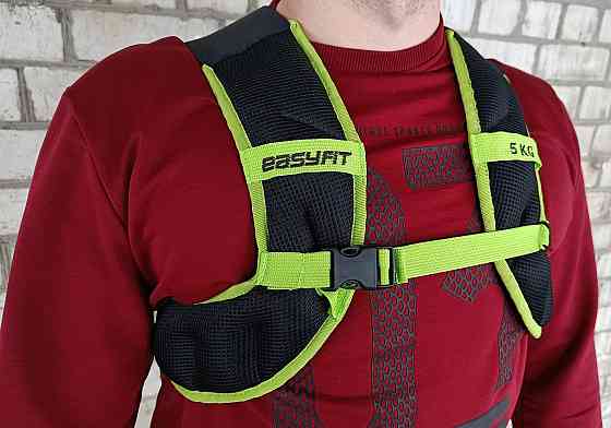 EasyFit Жилет-обтяжувач EasyFit JetPack 5 кг з металевими кульками Коломия