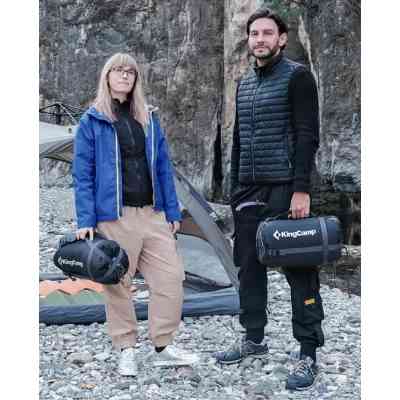 Спальний мішок KingCamp Sevan 250 Grey (KS2422_GREY_L) Вінниця