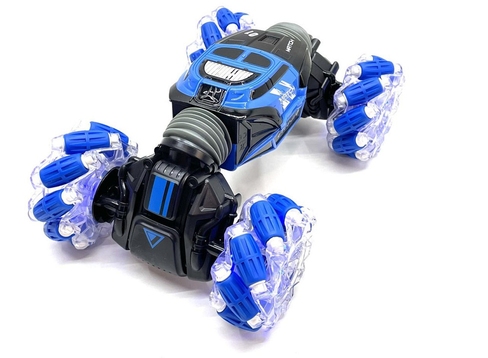 Машина трюкова Limo Toy перевертень всюдихід 2 пульта дистанційного керування Синій (М 5508) Чернігів - фото 8