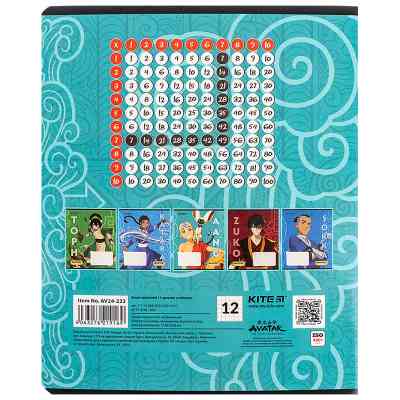 Тетрадь Kite Avatar, 12 листов, клетка (AV24-232) Винница
