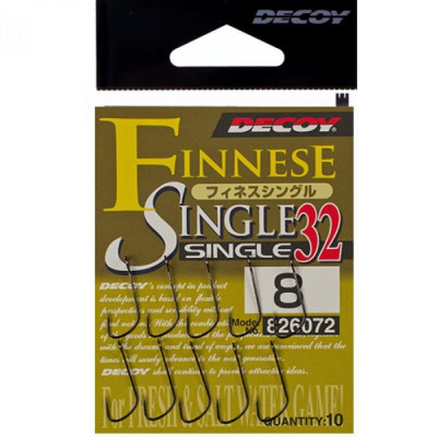 Крючок Decoy Single32 04 (10 шт/уп) (1562.08.03) Винница - изображение 2