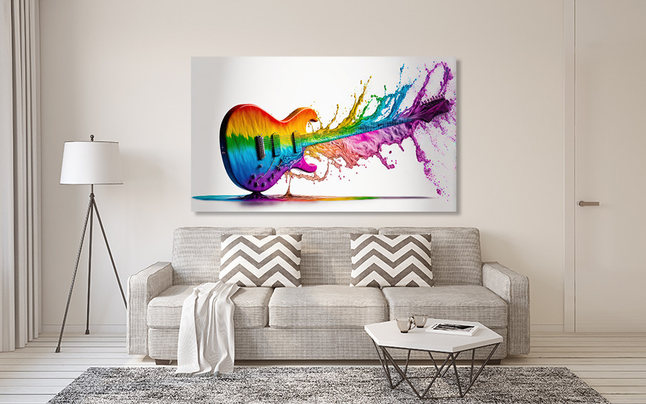 Картина холст в гостиную / спальню  Арт-Гітара     MLP_55 70x140 см Киев - изображение 2