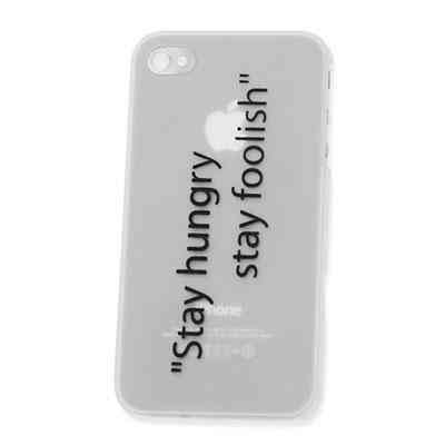 Чохол для iPhone 4G "Stay hungry Stay foolish" Рівне