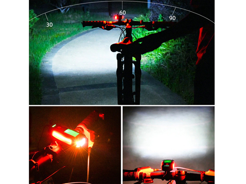 Вело фара с сигналом и велокомпьютером DEN-072 Feel Fit Бровары - изображение 2