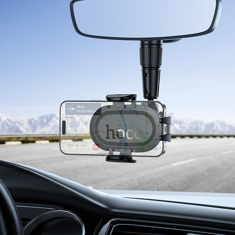 Автодержатель для телефона HOCO H88 Rally ultra-thin car holder(rear view mirror) Киев - изображение 8