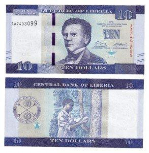 Либерия / Liberia 10 dollars 2016 Pick NEW UNC Полтава - изображение 1