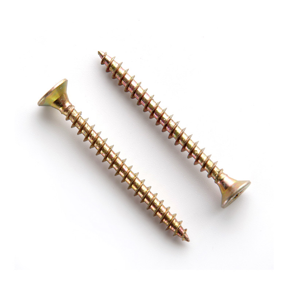 Саморіз універсальний з потайною головкою 3,0*40мм цинк жовтий 200 шт/уп APRO Житомир - фото 3