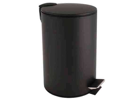 Смітник 12л чорний матовий з педаллю EF-2438-12L ТМ ECO FABRIC Київ
