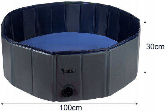 Басейн для собак XXL 100x30см Purlov (Польща) Київ