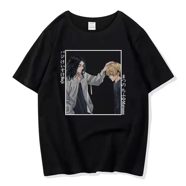 Футболка чоловіча з аніме принтом Токійські Місники Розмір оверсайз (S/M/L) Чорний AnimeT1036 Дніпро - фото 1