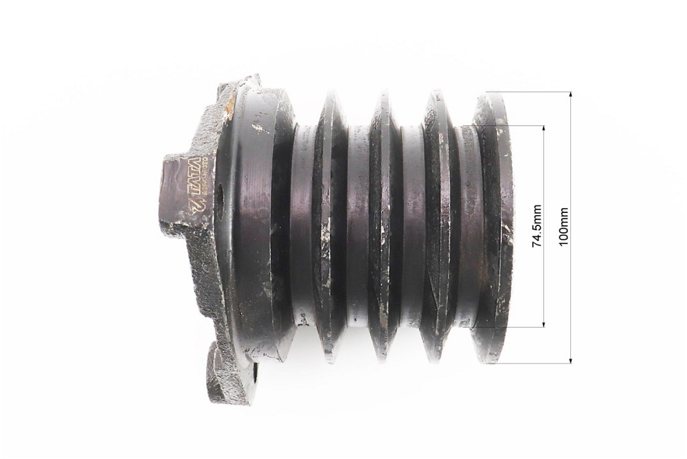 Шків 4-х пазний D-100mm (чотири пази під ремінь SPB) Lотв.-107mm Київ - фото 3