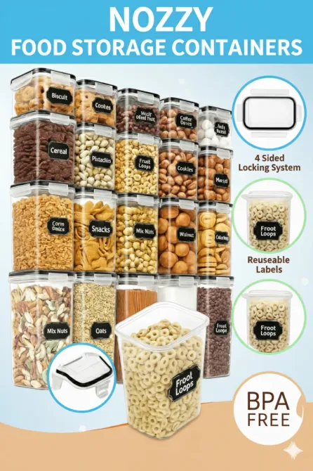 Набір герметичних контейнерів для кухні (24 шт.) GZ07 Луцьк - фото 3