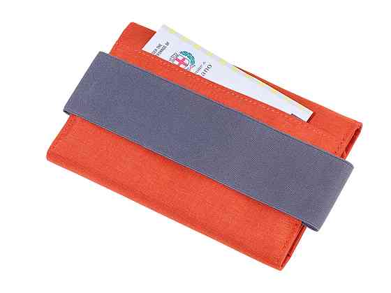 Органайзер для проездных документов Troika Reiseburo с магнитным замком (Оранжево-серый) Киев