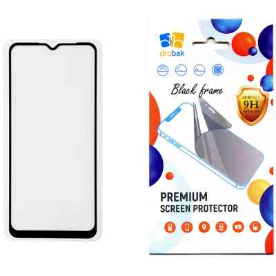 Стекло защитное Drobak Xiaomi Redmi A1 / A1+ / Poco C50 (Black) (505090 (505090) Винница