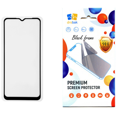 Стекло защитное Drobak Xiaomi Redmi A1 / A1+ / Poco C50 (Black) (505090 (505090) Винница - изображение 1