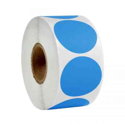 Этикетка UKRMARK термо ECO 38x38/0.1тыс, круг, синий (900391) Винница