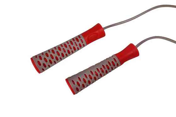 Скакалка PowerPlay 4206 Jump Rope PRO+ Сіро-червона (2,75m.) Кам'янське