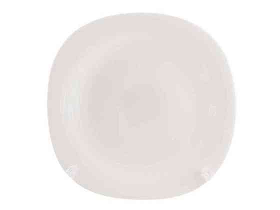 Тарілка мілка d=280мм квадратна White (6шт/уп) PLF20115 ТМ LUMINES Київ