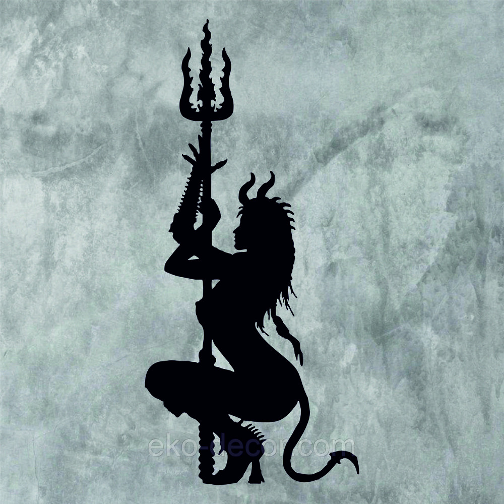 Декоративне настінне Панно «Дівчина Дияволиця», Декор на стіну Київ - фото 9