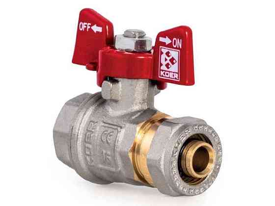 Кран кульовий LL1755 для МП 16x1/2F LL1755 ТМ KOER Solmir Київ