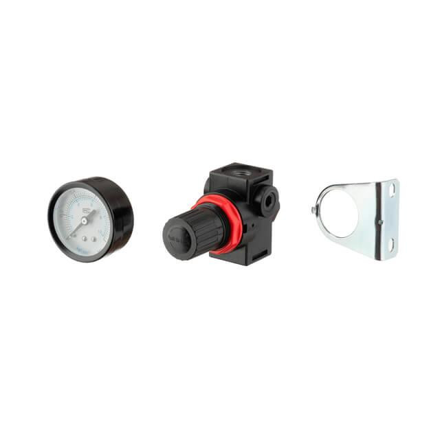 Регулятор тиску 1/4", до 8 атм, до 850 л/хв INTERTOOL PT-1425 Київ - фото 3