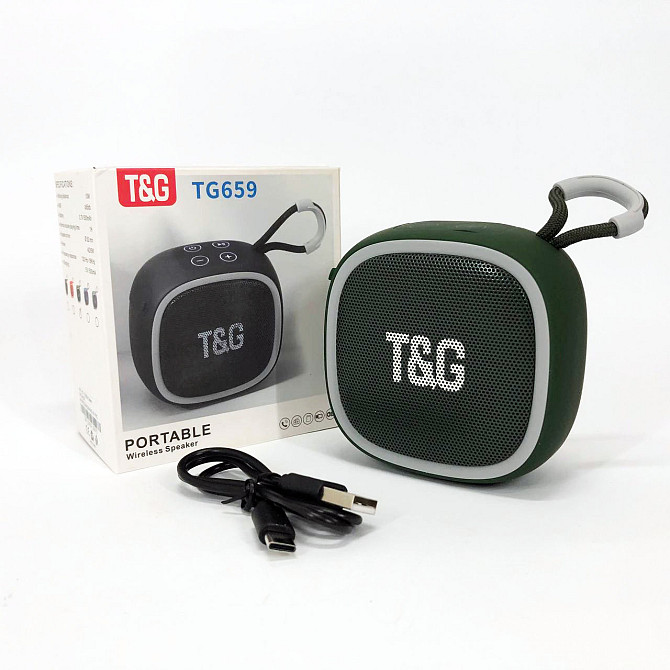 Портативна акустична bluetooth колонка TG659, Bluetooth колонка з зарядкою від usb TJ-88 Львів - фото 3