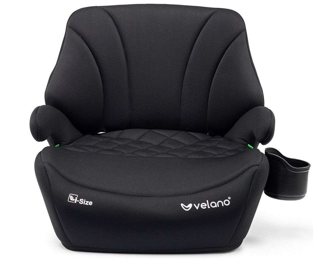 Бустер VELANO Gravo i-Size 125–150 см, ISOFIX + підстаканник, black Київ - фото 2