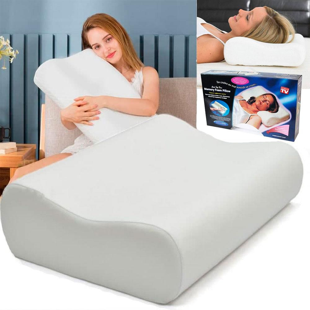 Ортопедическая подушка с эффектом памяти 50x29x10 SBR Киев - изображение 1