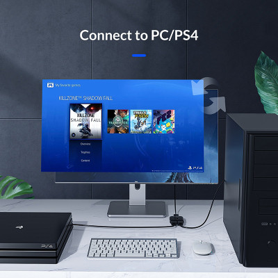 Разветвитель Orico HDMI 2.0 1x2, 4K (CA913510) Винница - изображение 8