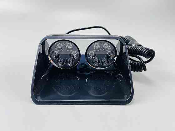 Маячок проблисковий S12-A стробоскоп 9-80V 10 led діодів синій+червоний спалах автомобільна мигалка Мукачево