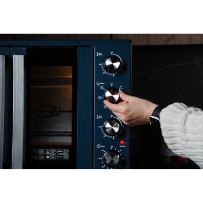 Электропечь Liberton LEO-600 Dark Blue Винница - изображение 6