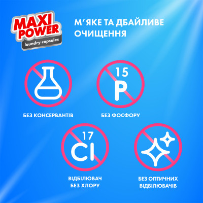 Капсули для прання Maxi Power Freshness 11 шт. (4823098414964) Вінниця - фото 5