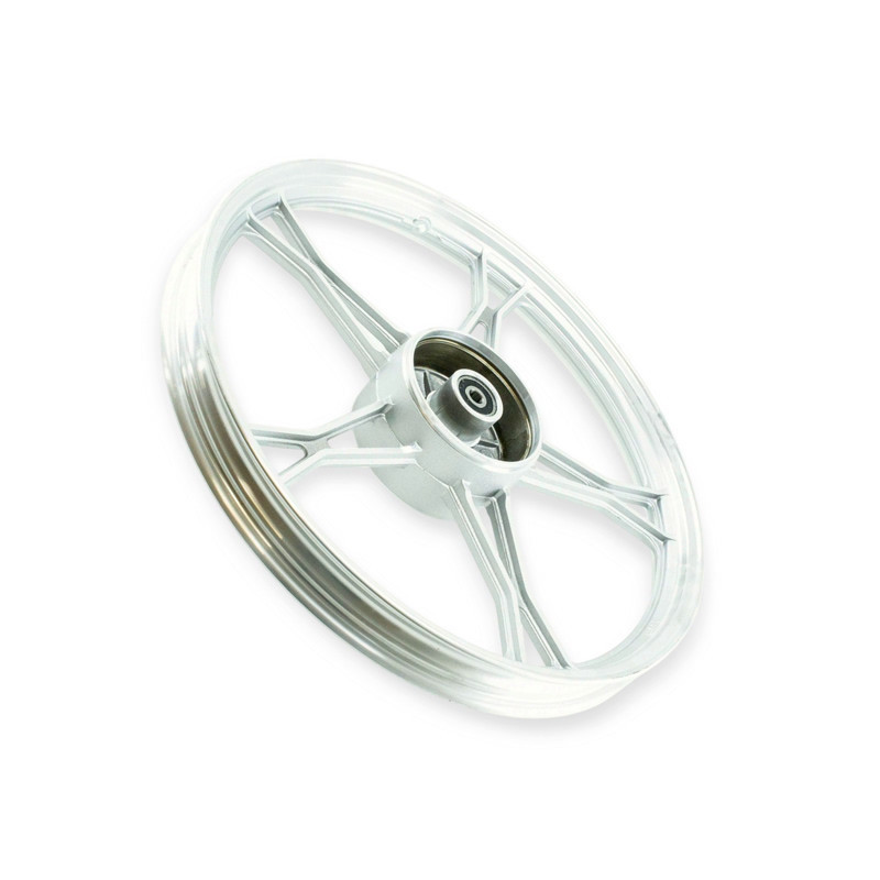 Диск задній мопед Дельта литої алюмінієвий D=17, 1,4 підшипник 12 мм звичайний колісний Мукачево - фото 1