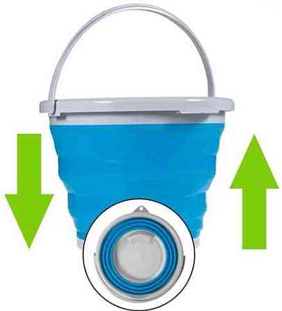 ТОП! Господарське складне відро Багатофункціональне Силиконовое ведро. Харків