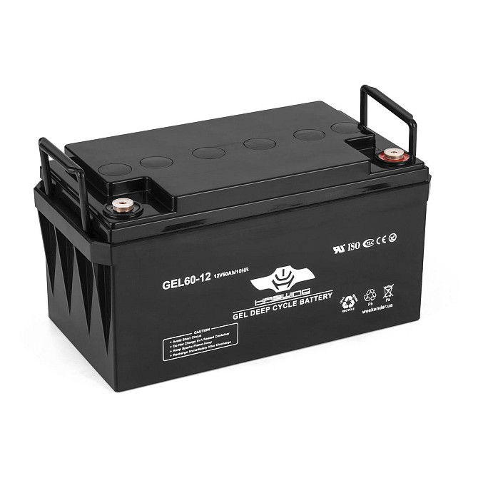 Гелевый Аккумулятор 60Ah 12V Haswing gel H Дніпро - фото 2