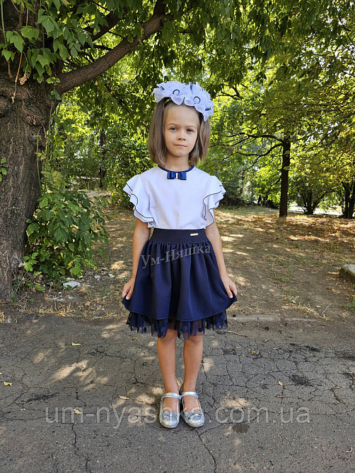 Комплект школьной формы блузка короткий рукав и красивая юбка 116-140 Кривой Рог - изображение 4