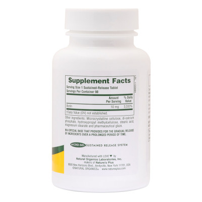 Вітамін Natures Plus Біотин (В7) Повільного Вивільнення, Nature's Plus, 10 мг, 90 (NAP-01793) Вінниця - фото 2