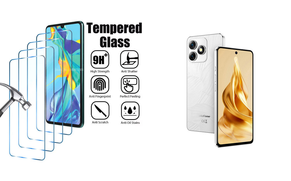 Захисне скло ArmorGlass для Ulefone Note 18 Pro, Note 18 Ultra – стійке до подряпин та ударів Київ - фото 1