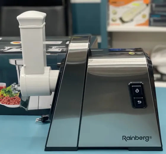 Электромясорубка Rainberg RB 2271 3000Вт Электрическая мясорубка с насадками для колбасы Коломия