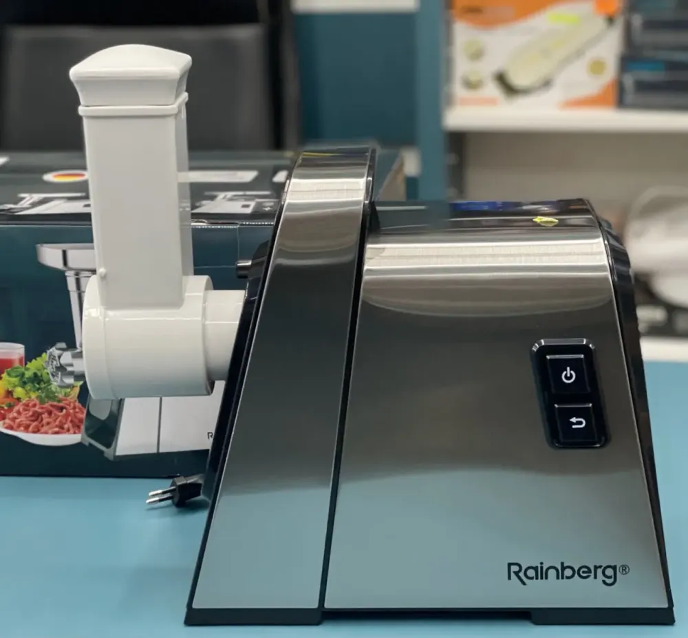 Электромясорубка Rainberg RB 2271 3000Вт Электрическая мясорубка с насадками для колбасы Коломия - фото 2